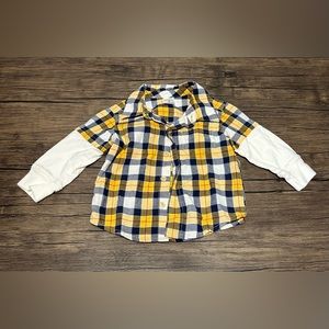 Carter’s 6 Month Layered Look Button Down Shirt